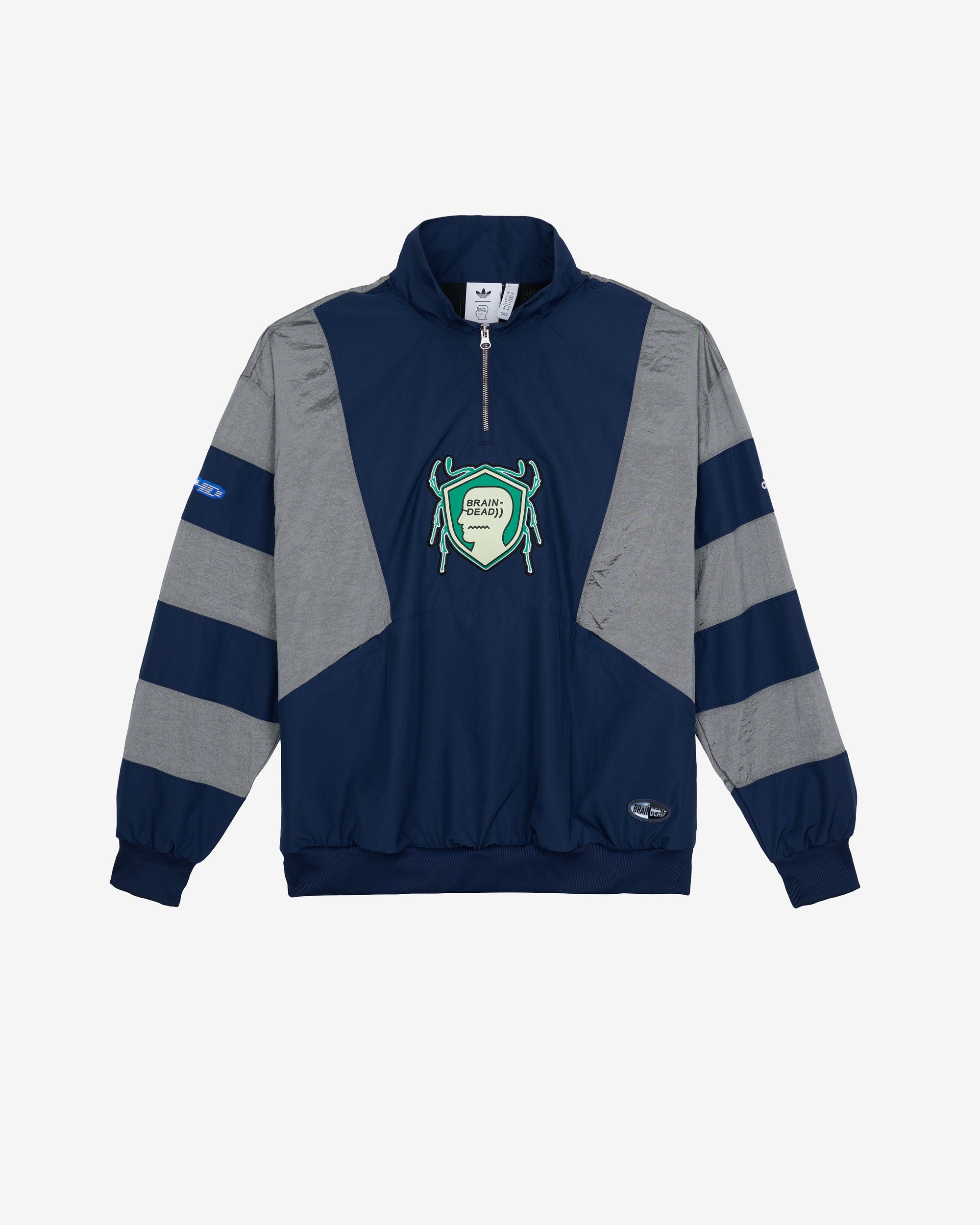 Brain Dead - Adidas Men's Track Top - (Navy) view 1, Click to Zoom in