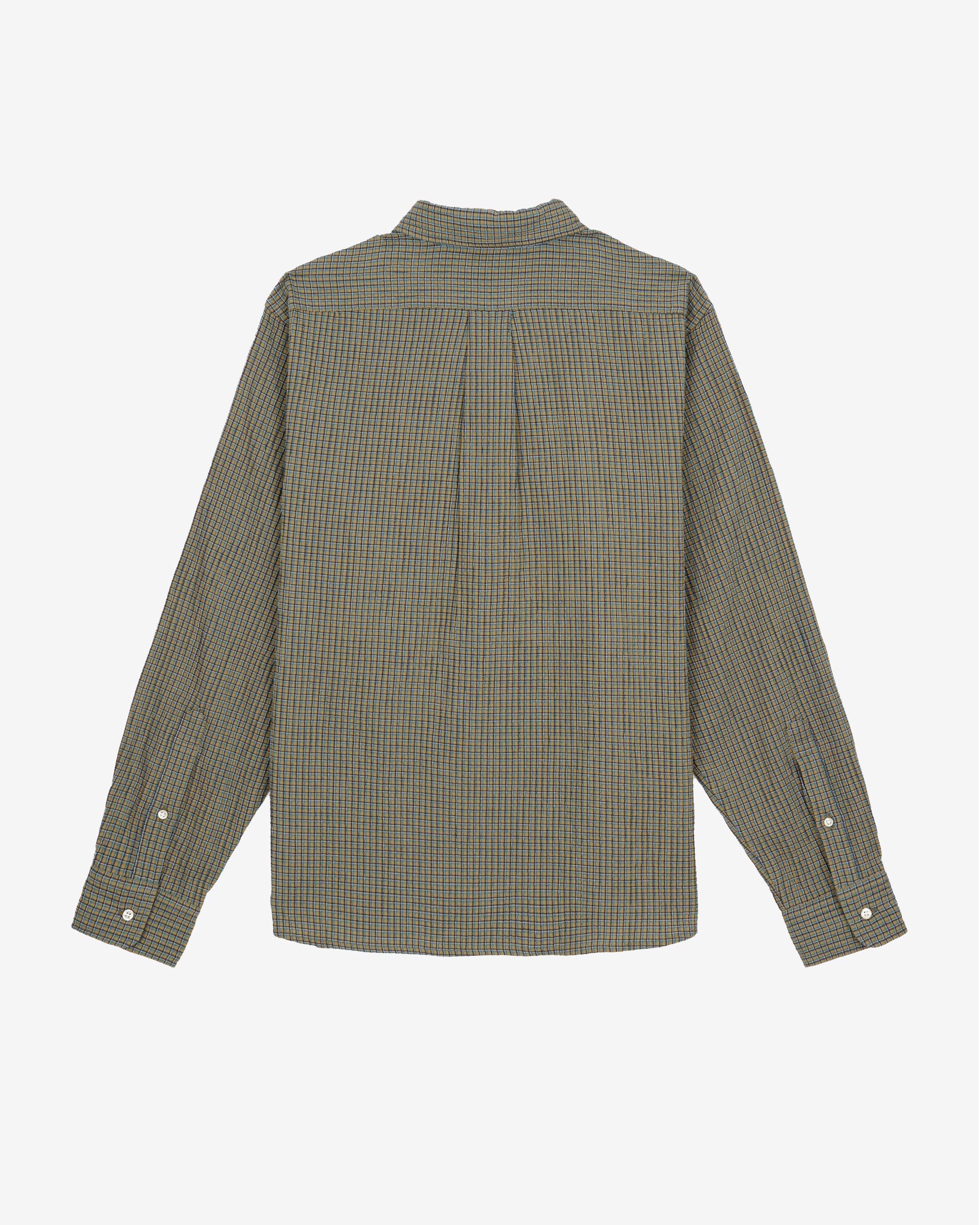 Brain Dead - Men's Brooks Brothers California Check Oxford Button Up Shirt - (Green) view 2, Click to Zoom in