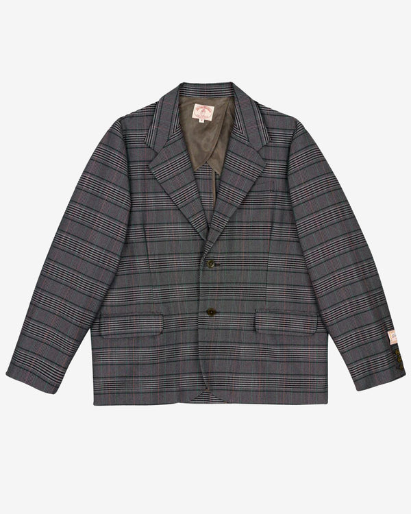 Brain Dead - Brooks Brothers Men's California Glen Check Blazer - (Grey)