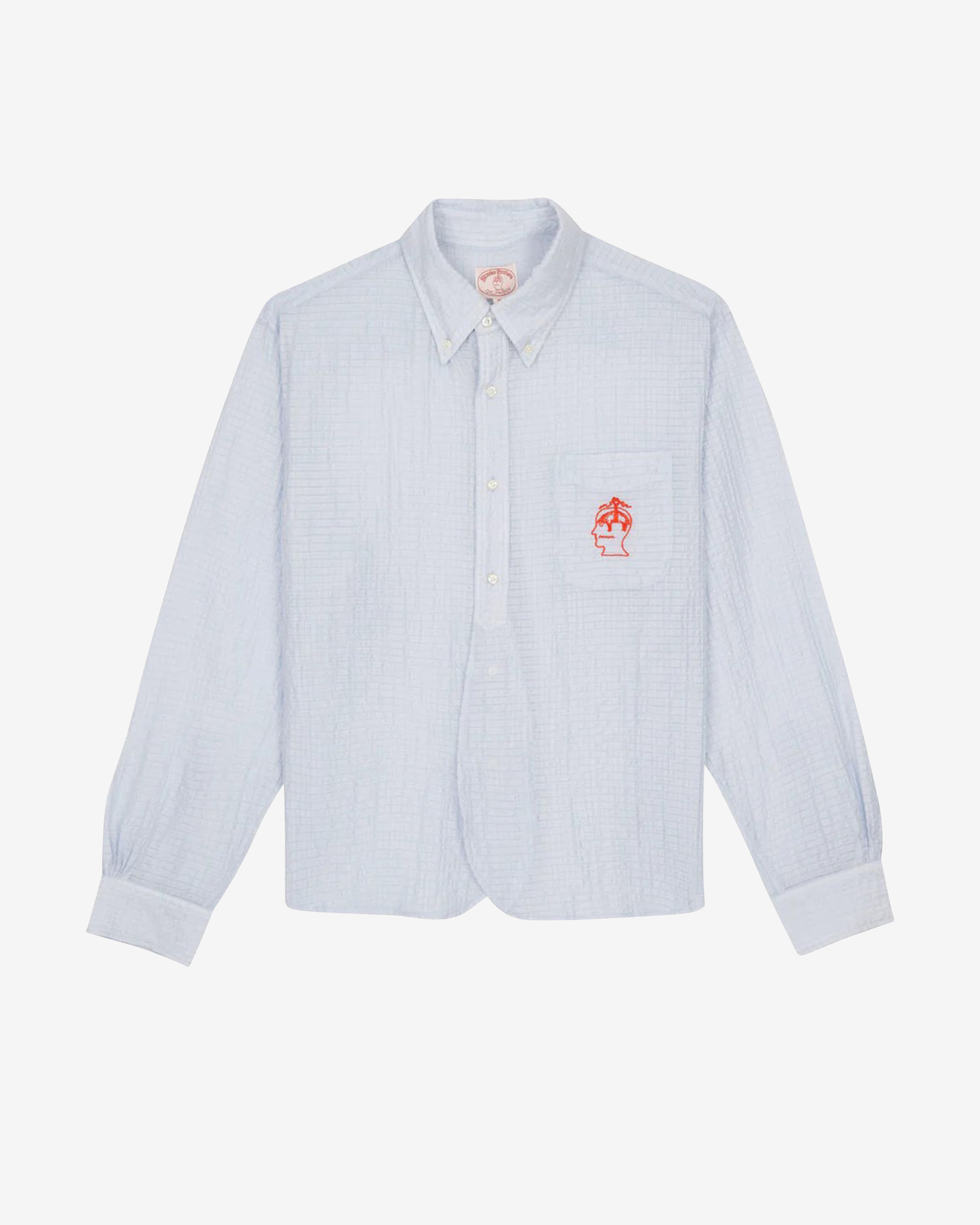 Brain Dead: Brooks Brothers Men's California Half Placket Oxford