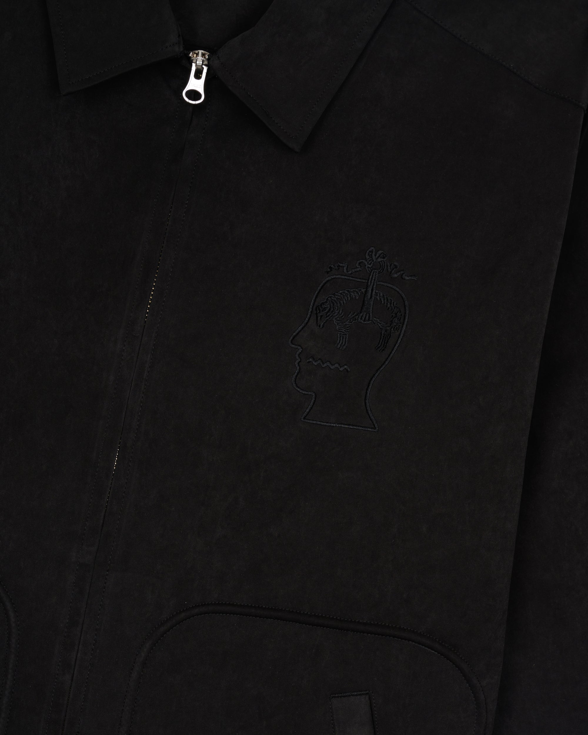 Brain Dead - Men's Brooks Brothers California Harrington Jacket - (Black) view 3, Click to Zoom in