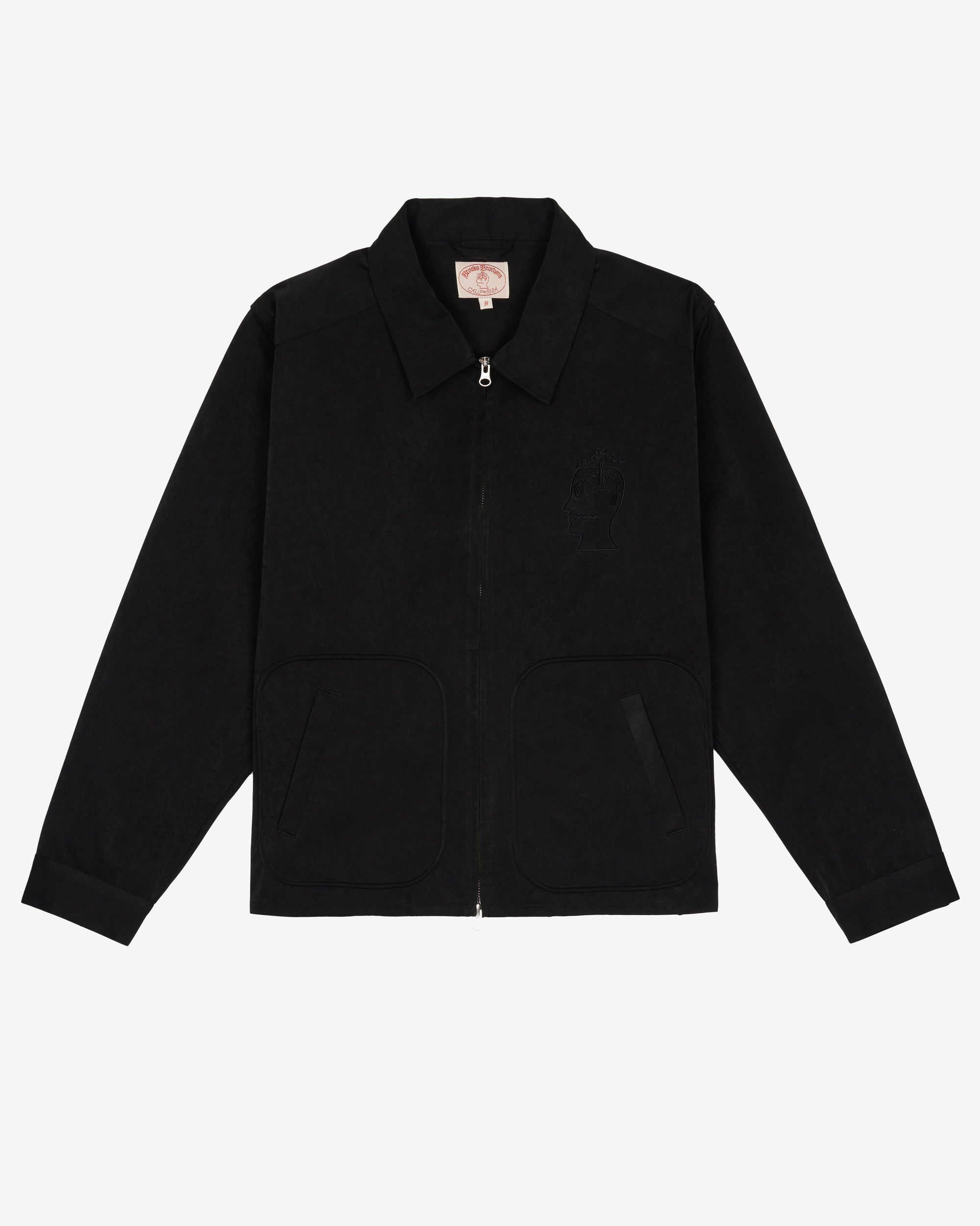 Brain Dead - Men's Brooks Brothers California Harrington Jacket - (Black) view 1, Click to Zoom in