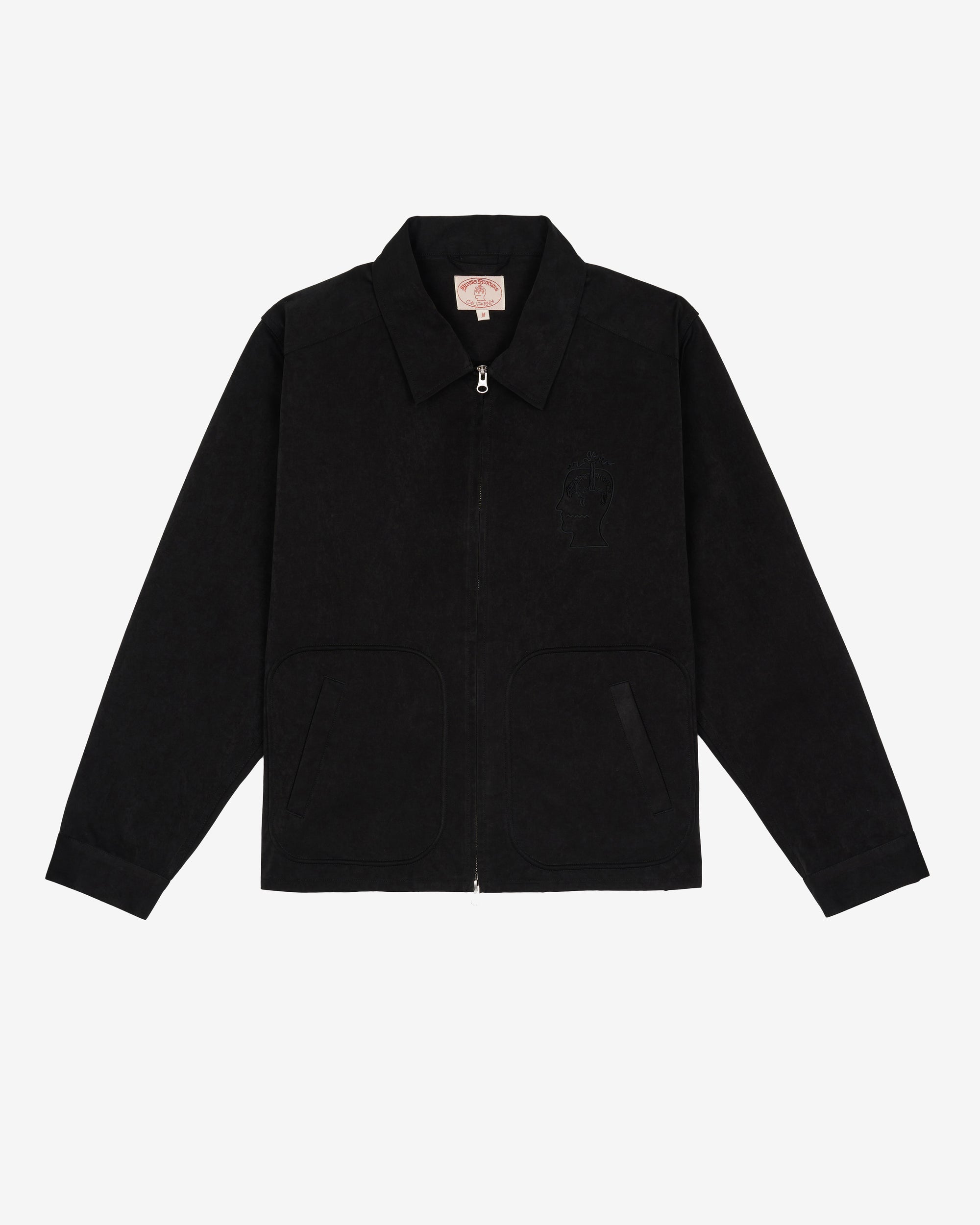 Brain Dead - Men's Brooks Brothers California Harrington Jacket - (Black) view 1, Click to Zoom in