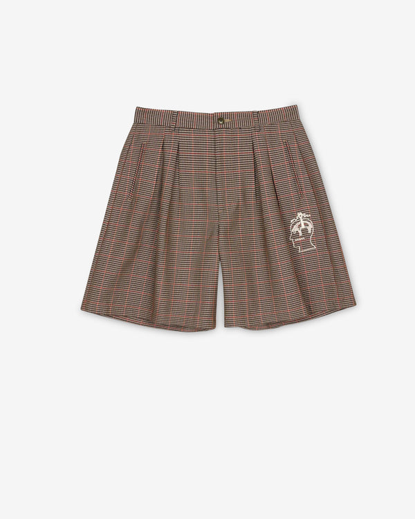 Brain Dead - Brooks Brothers Men's California Houndstooth Pleated Short - (Tan)
