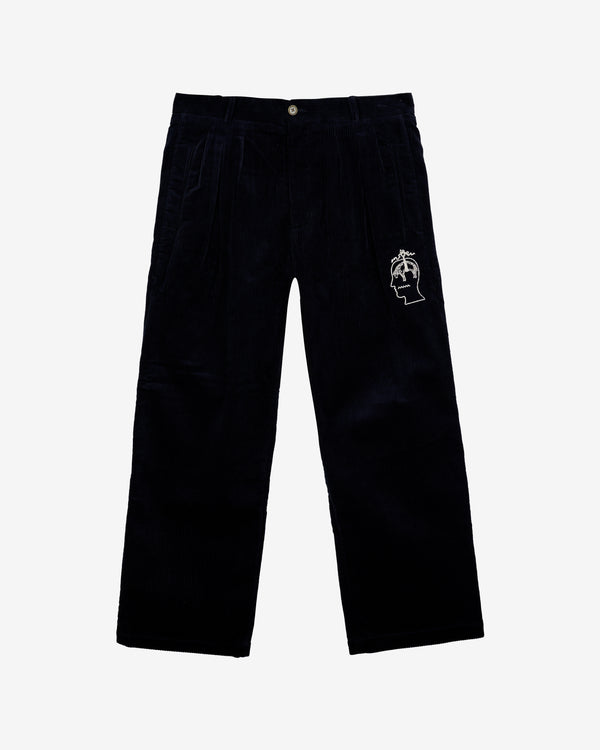 Brain Dead - Men's Brooks Brothers California Pleated Corduroy Trouser - (Midnight Blue)