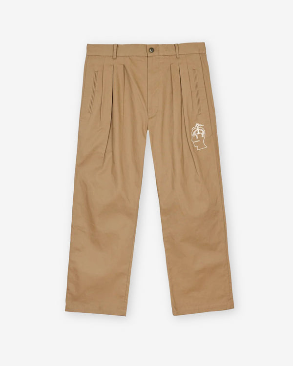 Brain Dead - Brooks Brothers Men's California Pleated Chino Trousers - (Desert)