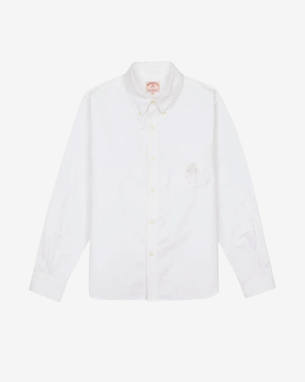 Brain Dead - Brooks Brothers Men's California Selvedge Oxford Button Up - (White)