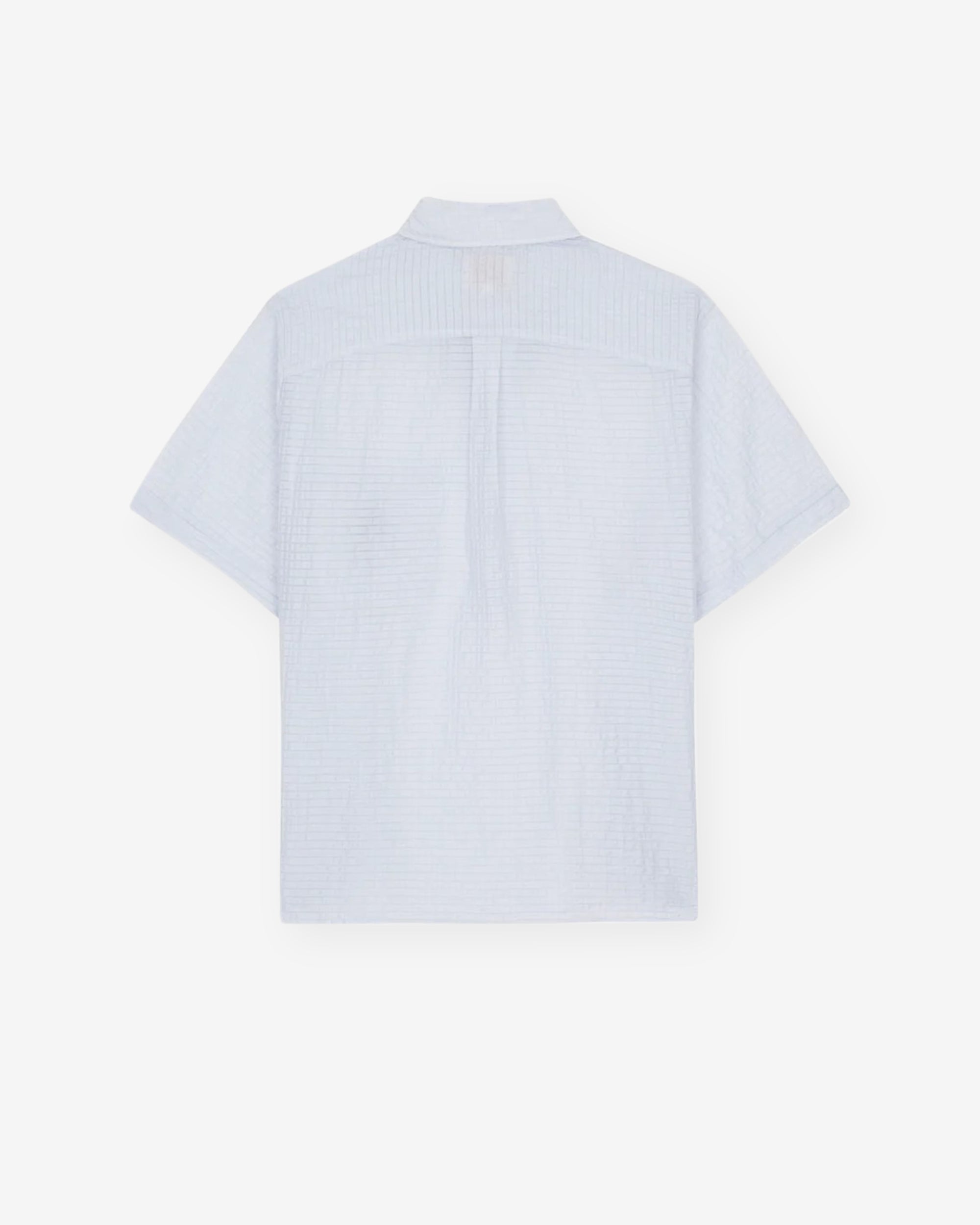 Brain Dead - Brooks Brothers Men's California Short Sleeve Pullover Shirt - (Ice) view 2, Click to Zoom in