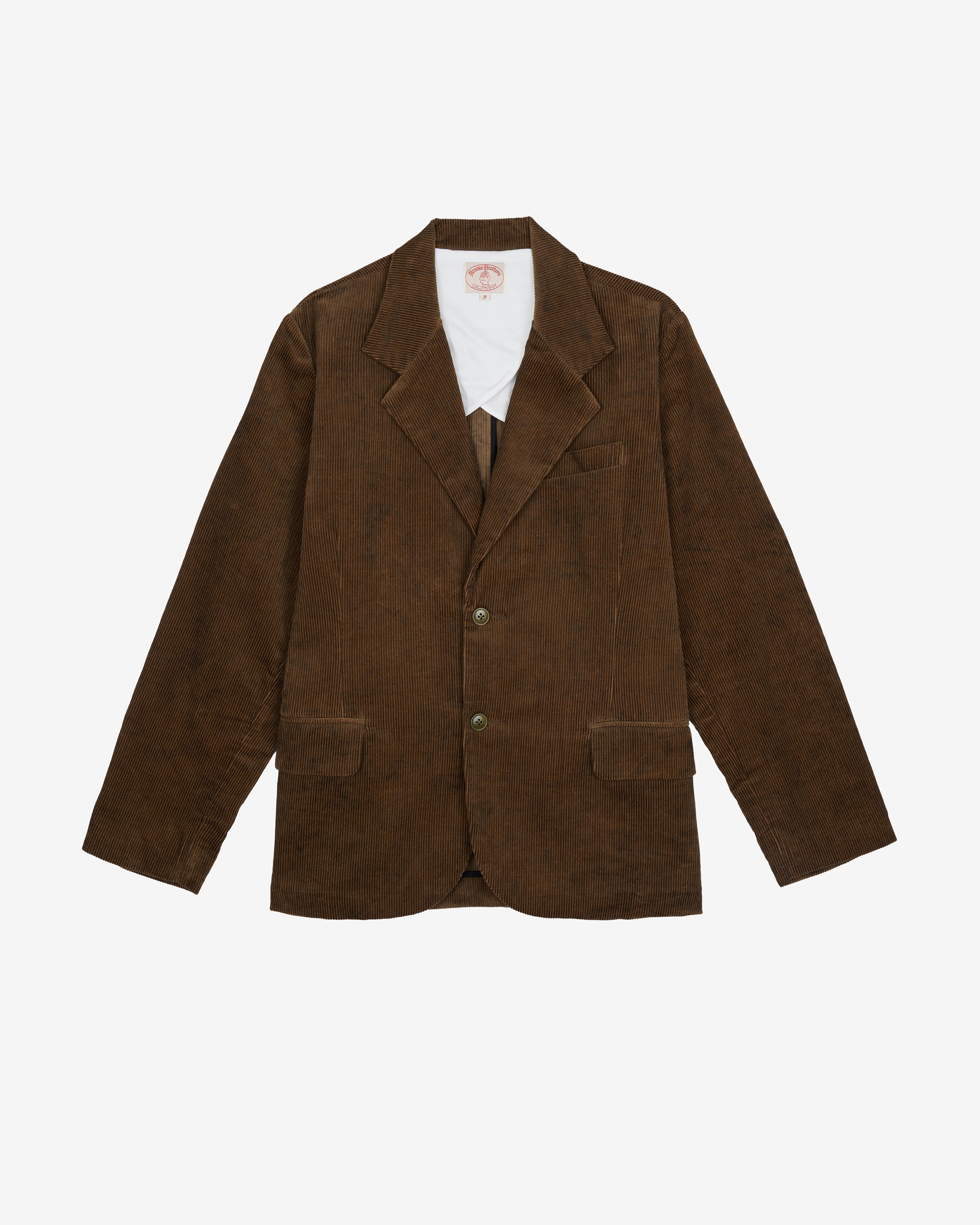 Brain Dead: Men's Brooks Brothers California Suit Jacket (Brown