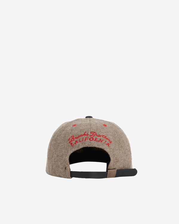 Brain Dead - Brooks Brothers Men's California Wool Flannel Hat - (Taupe Grey)