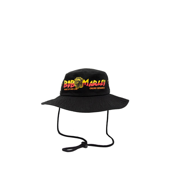 Online Ceramics - Bob Marley Hiking Hat - (Black)