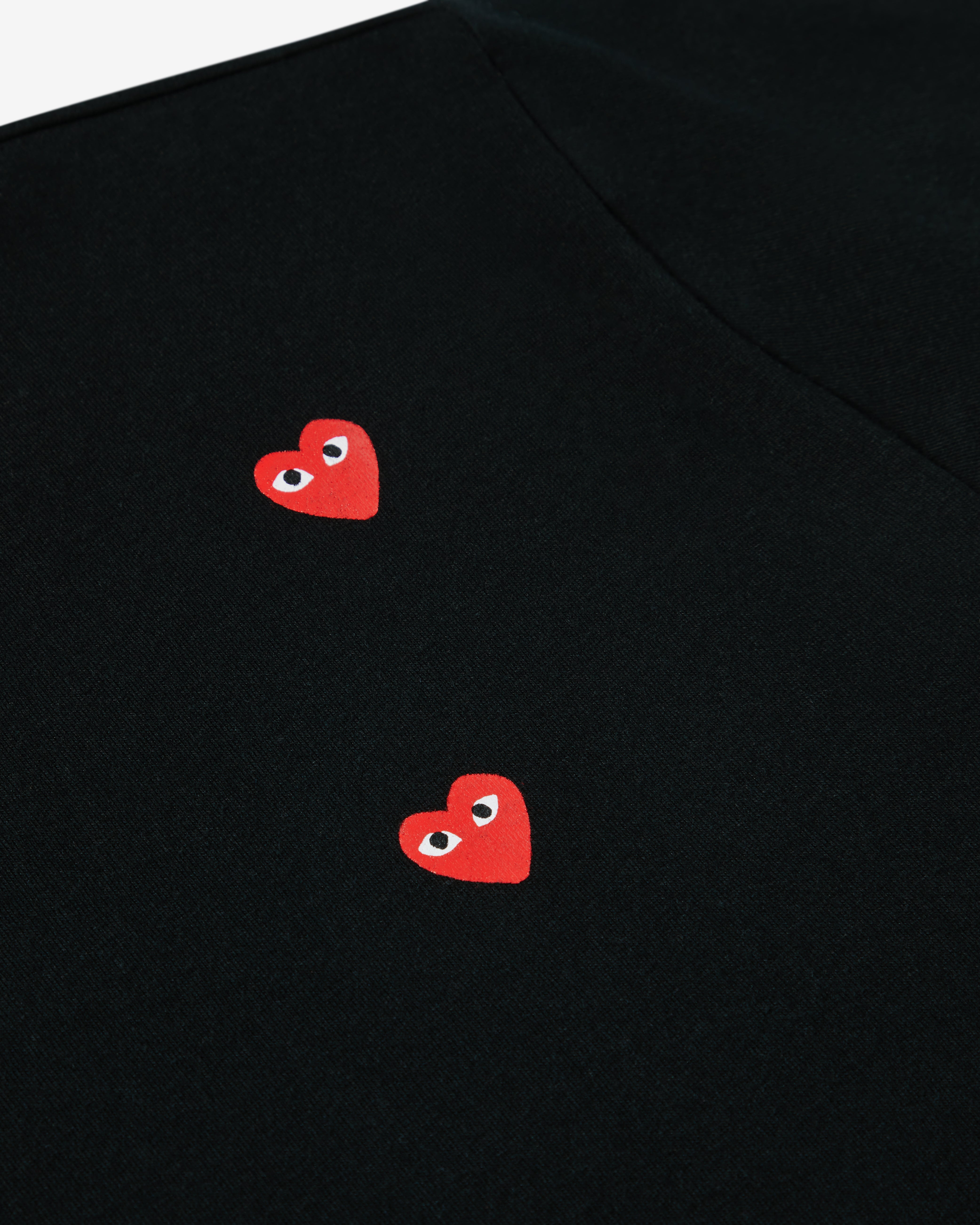 Play - Multi Red Heart Logo T-Shirt - (Black)