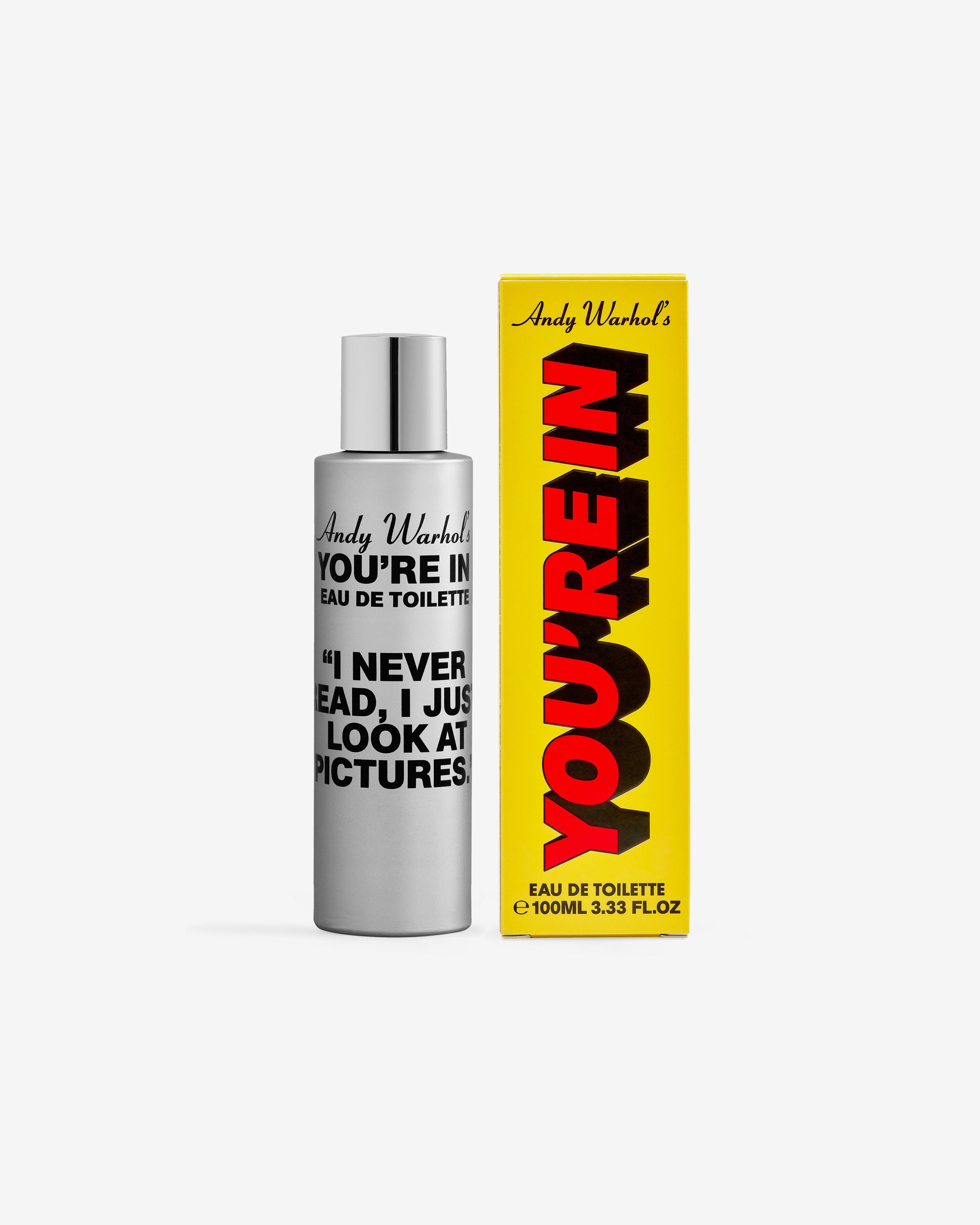 コムデギャルソン 香水『ANDY WARHOL YOU'RE IN』 100ml CDG Parfum: Andy Warhol You're In I Never Read Eau de Toilette