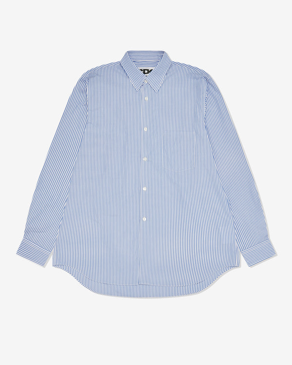 CDG - Logo Cotton Stripe Shirt - (Blue)