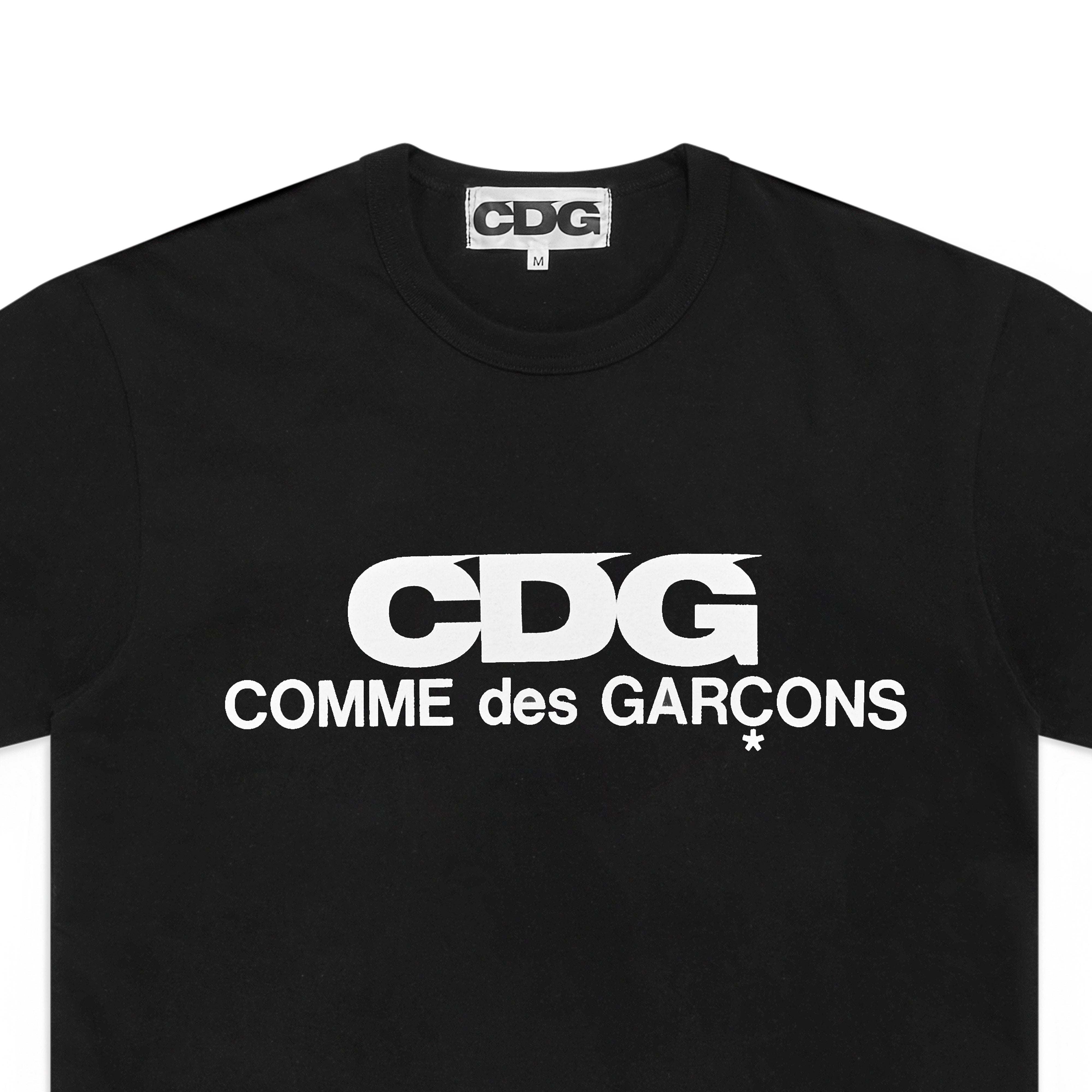 Cdg logo hotsell t shirt