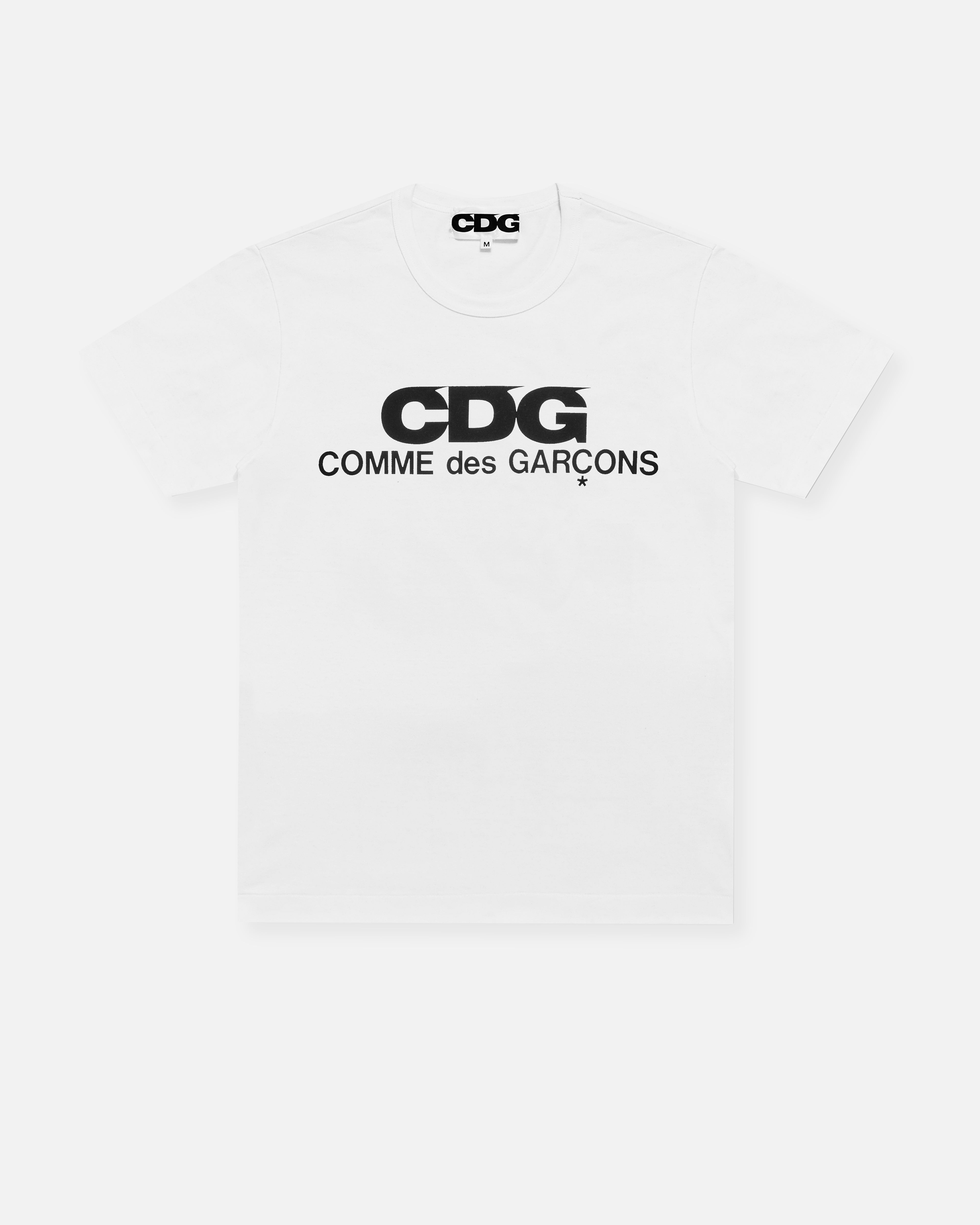 専用　CDG COMME des GARÇONS Tシャツ S ホワイト CDG: CDG Logo T-Shirt (White) | DSMNY E-SHOP