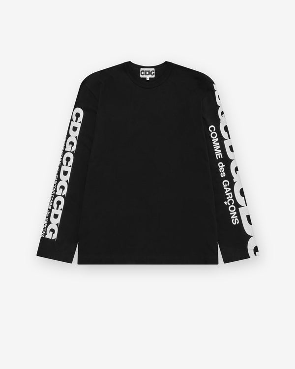 CDG - Long Sleeve T-Shirt - (Black)
