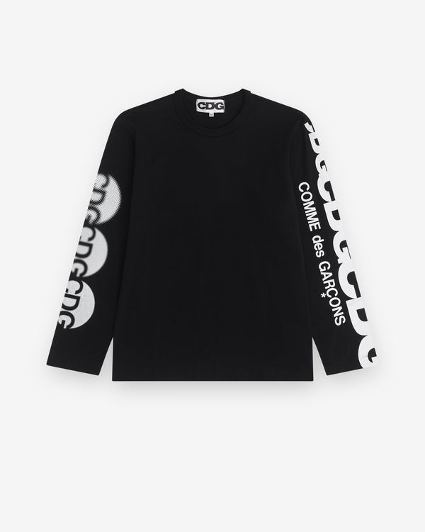 CDG - CDG Logo Long Sleeve T-Shirt - (Black)