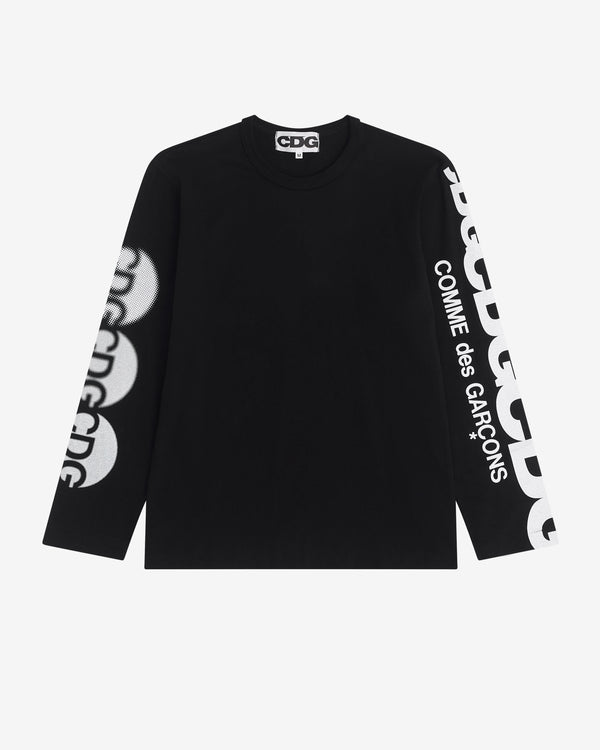 CDG - CDG Logo Long Sleeve T-Shirt - (Black)