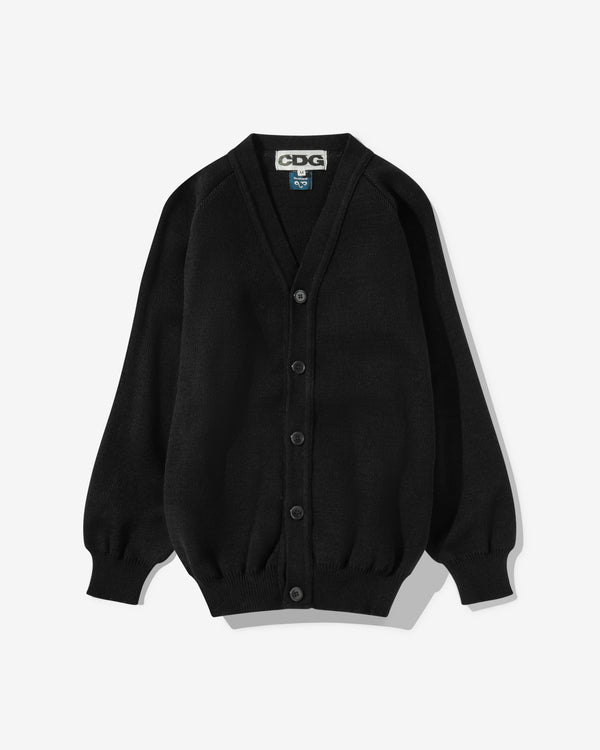 CDG - Logo School Cardigan - (Black)