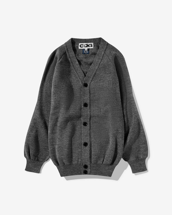 CDG - Logo School Cardigan - (Grey)