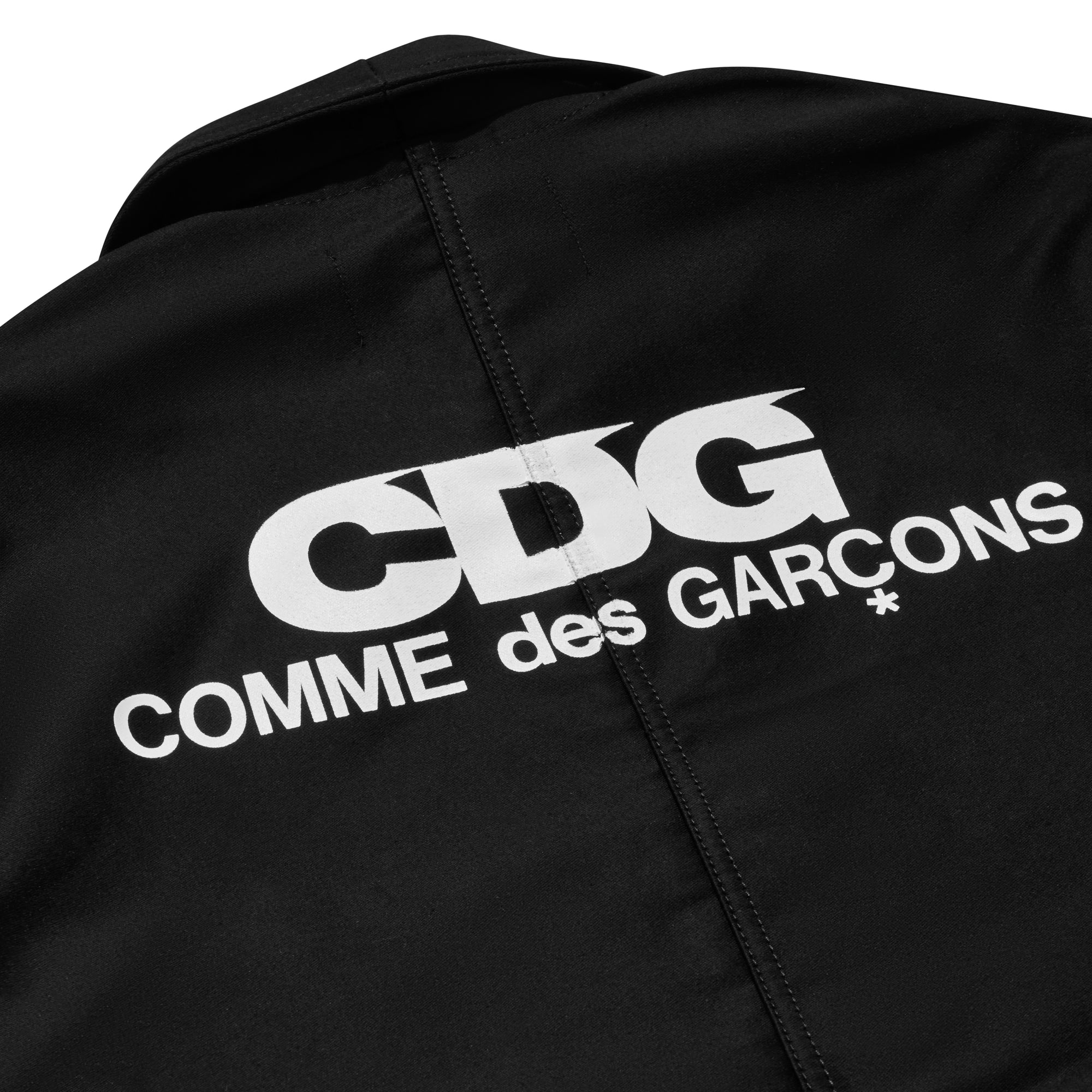 CDG - Long Le Laboureur Work Jacket - (Black) view 3