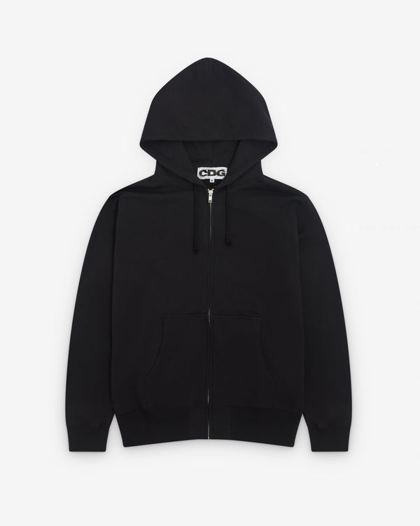 CDG - Fluorescent CDG Logo Zip Hoodie - (Black/Pink)
