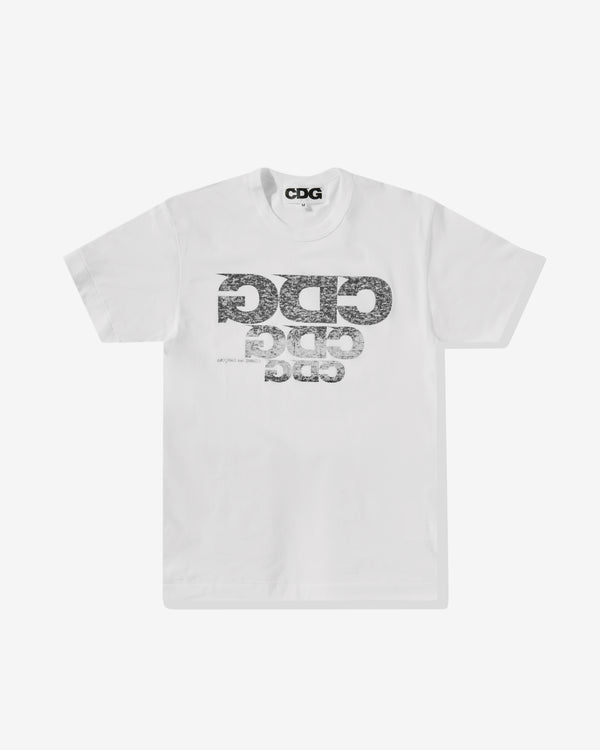 CDG - Inside Out Logo T-Shirt - (White)
