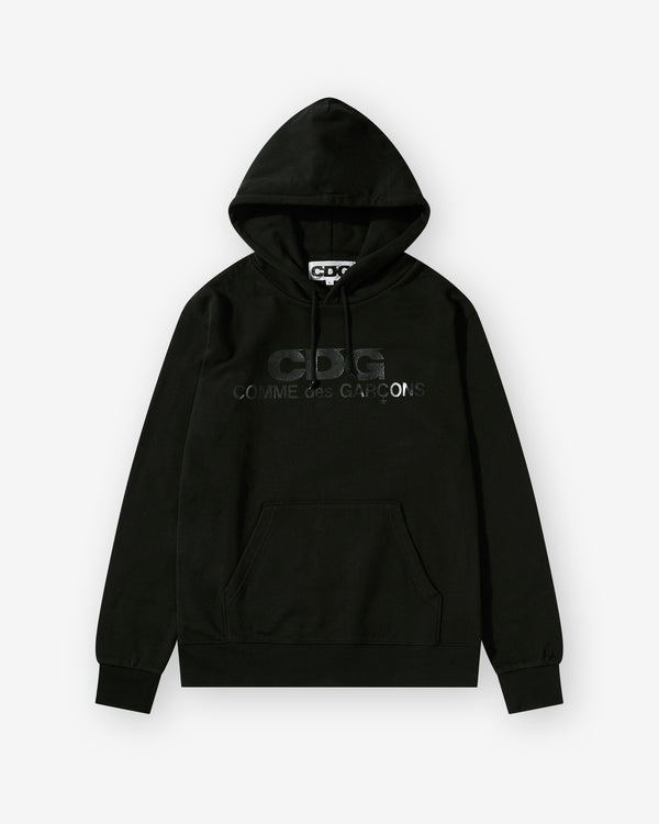 CDG - Monochrome Logo Hoodie - (Black)