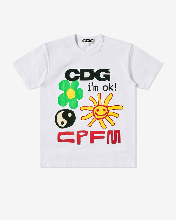 CDG - Cactus Plant Flea Market T-Shirt - (White)