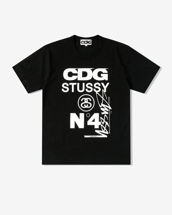 CDG - Stüssy T-Shirt - (Black)