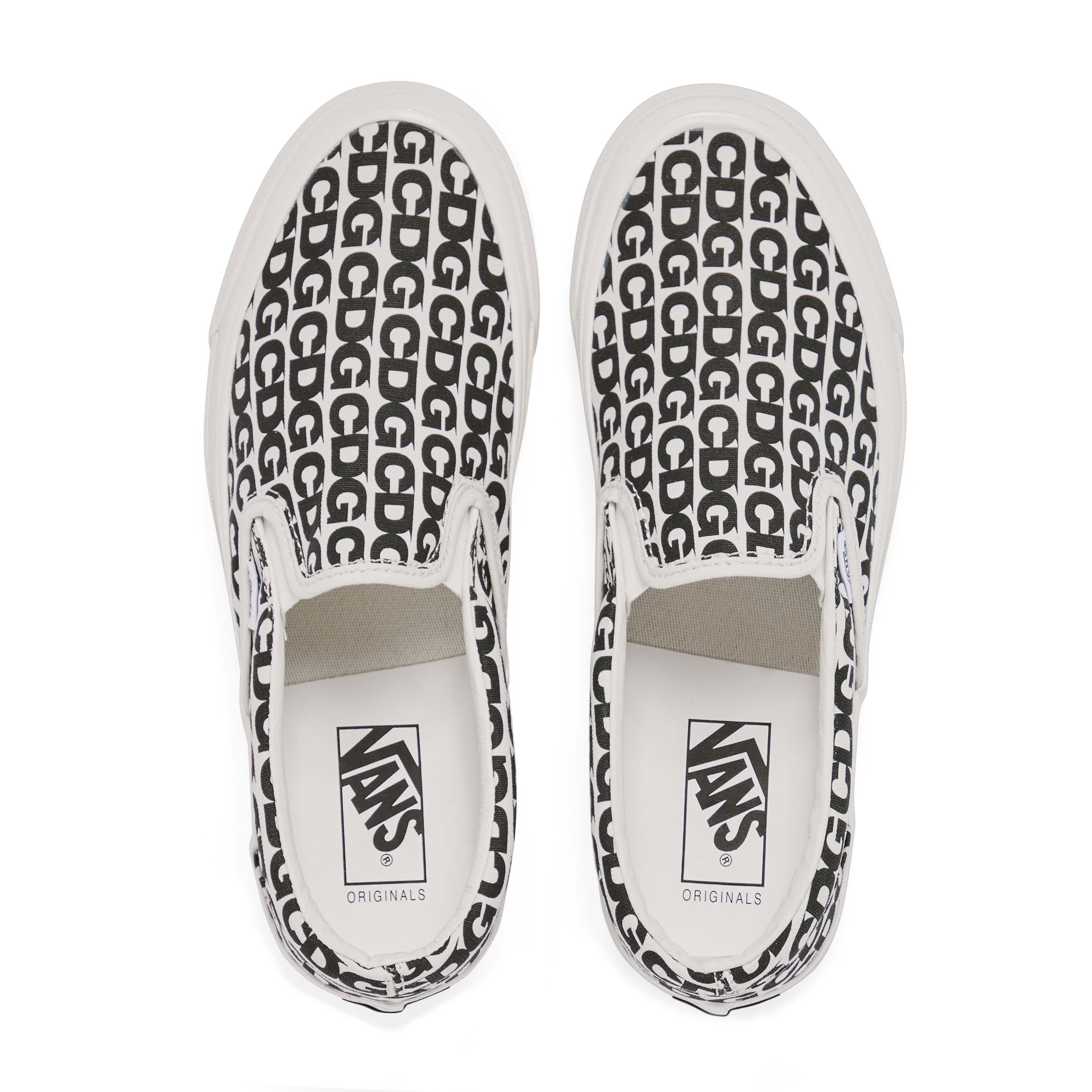 CDG - Vans Slip-On - (White) – DSMNY E-SHOP