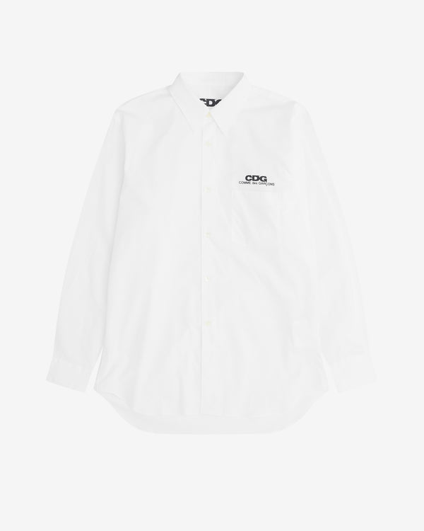 CDG - Classic Logo Shirt - (White)