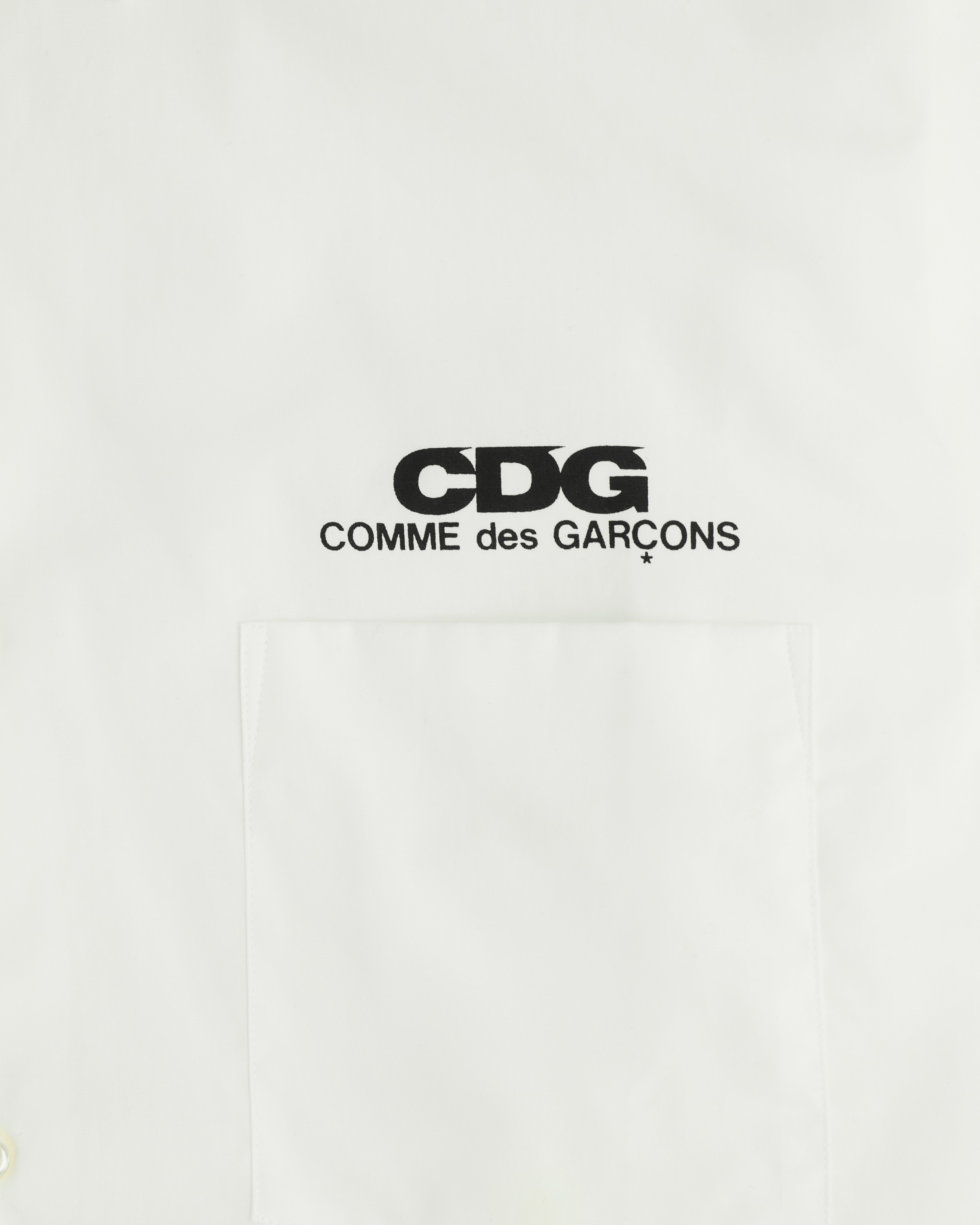 CDG: Classic Logo Shirt (White) | DSMNY E-SHOP