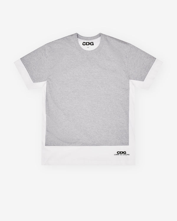 CDG - Men's Layered T-Shirt - (Grey)