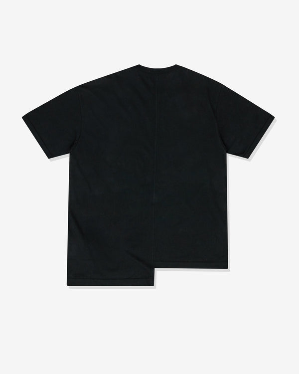 CDG - Men's Asymmetric Split T-Shirt - (Black)