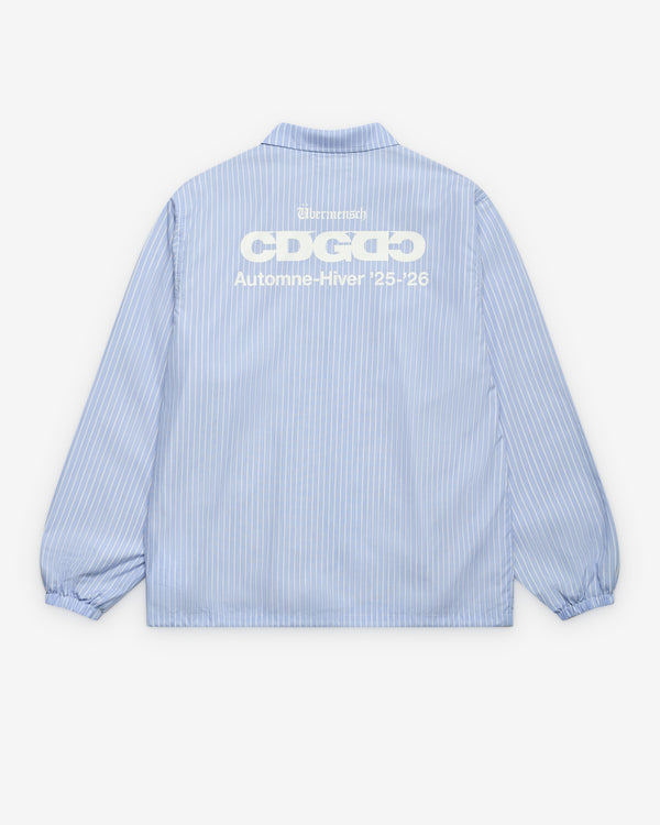CDG - G-DRAGON Übermensch Striped Over Shirt - (Blue)
