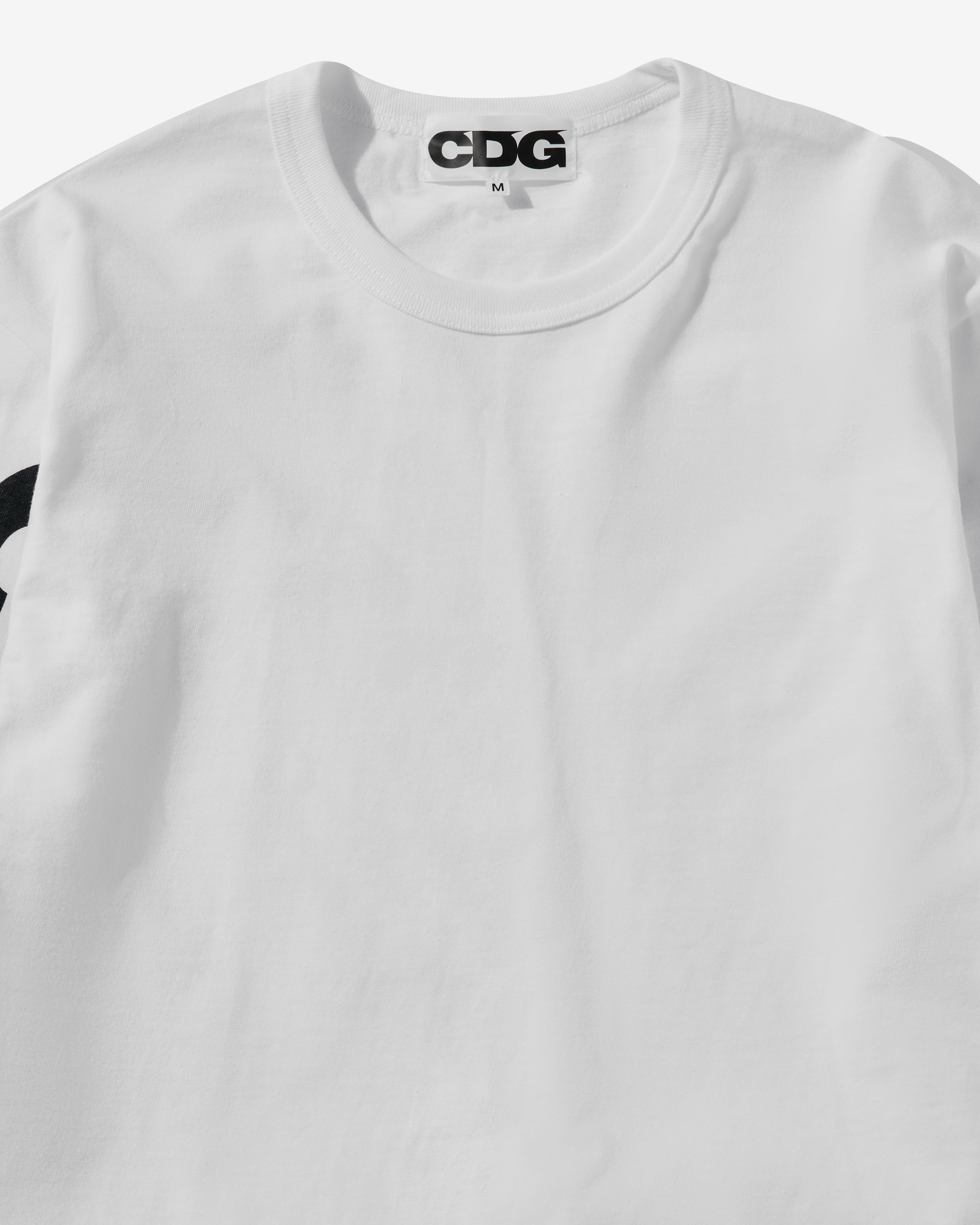 CDG - Message Longsleeve T-Shirt - (White)