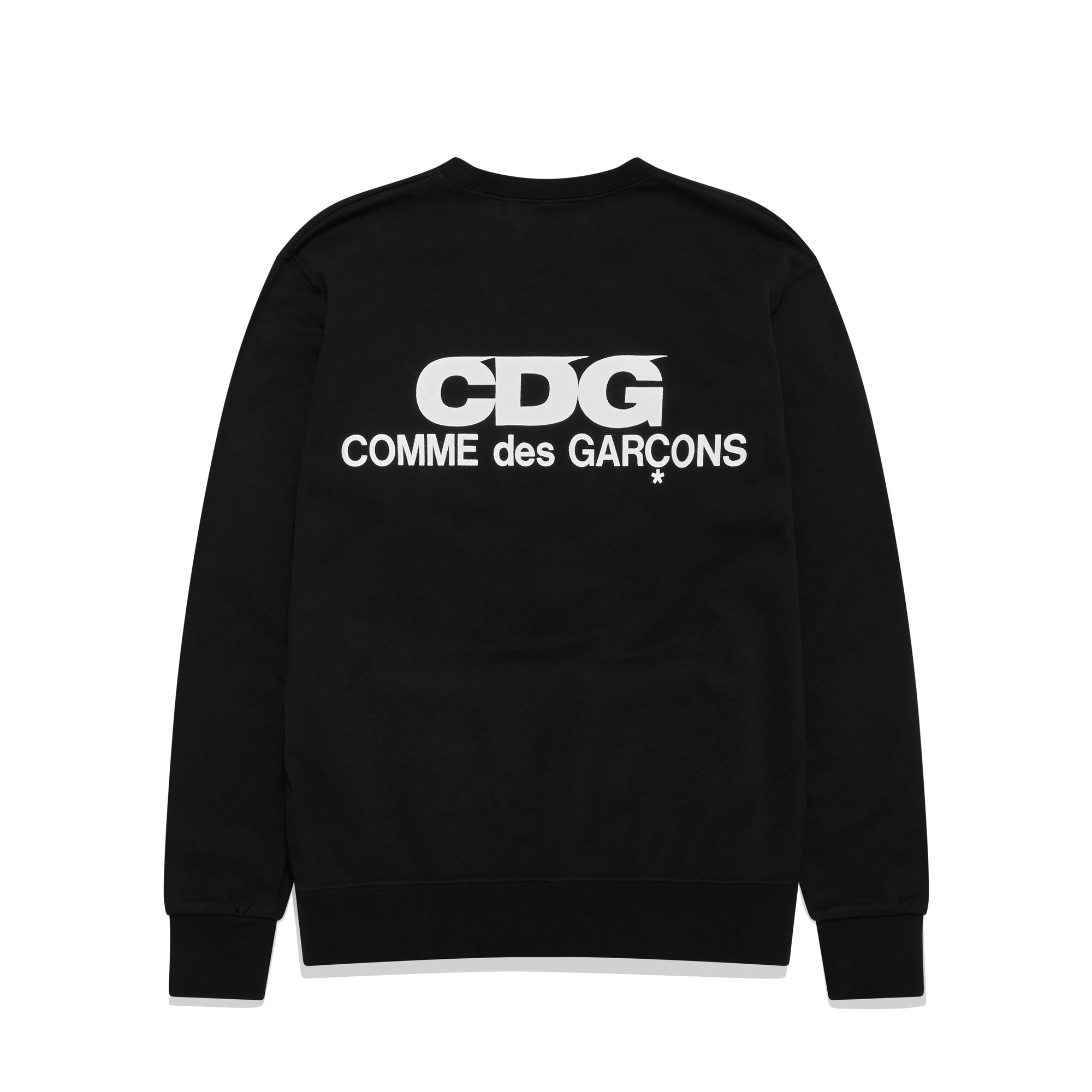 CDG - Logo Crew Neck Sweatshirt - (Black) view 1