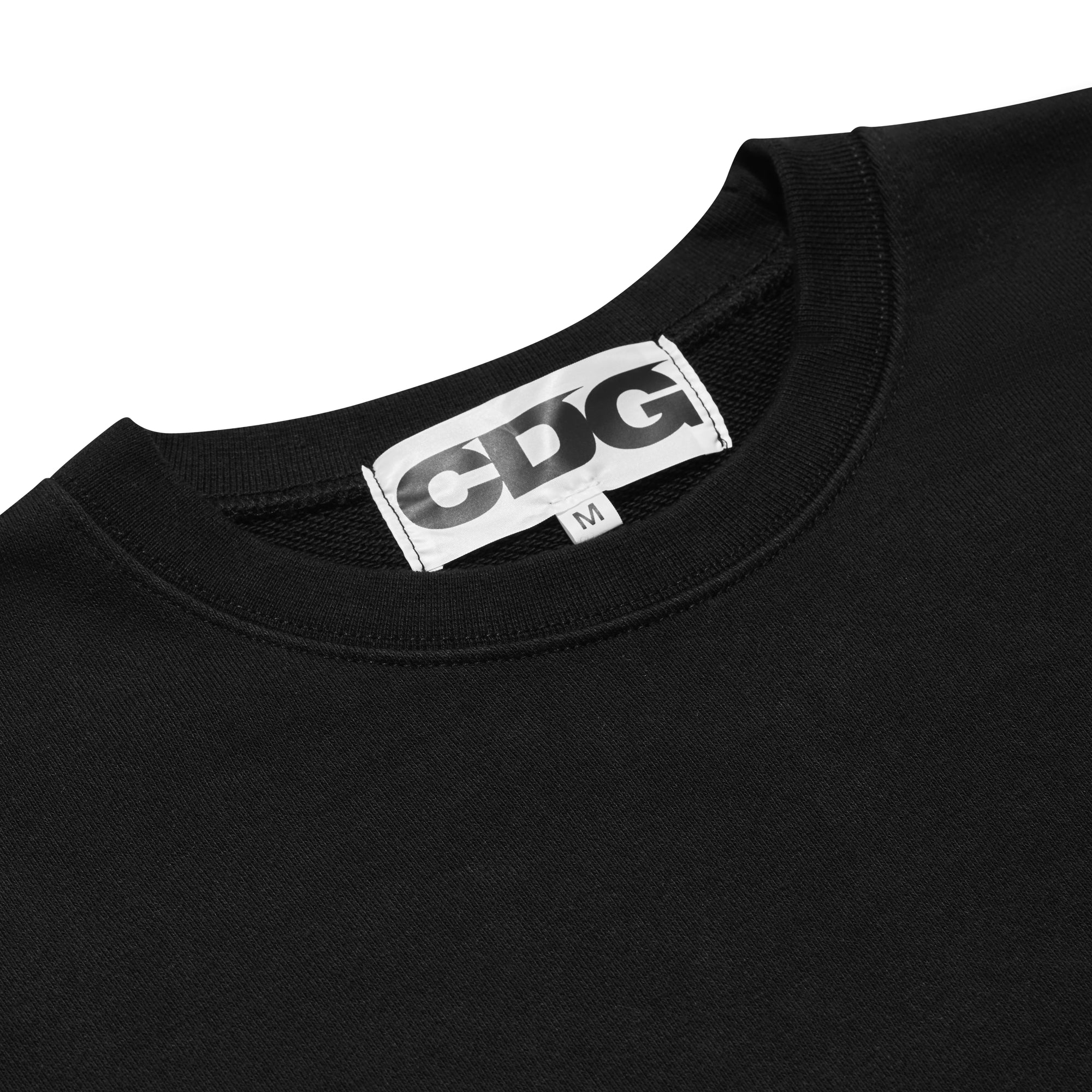 CDG - Logo Crew Neck Sweatshirt - (Black) view 3