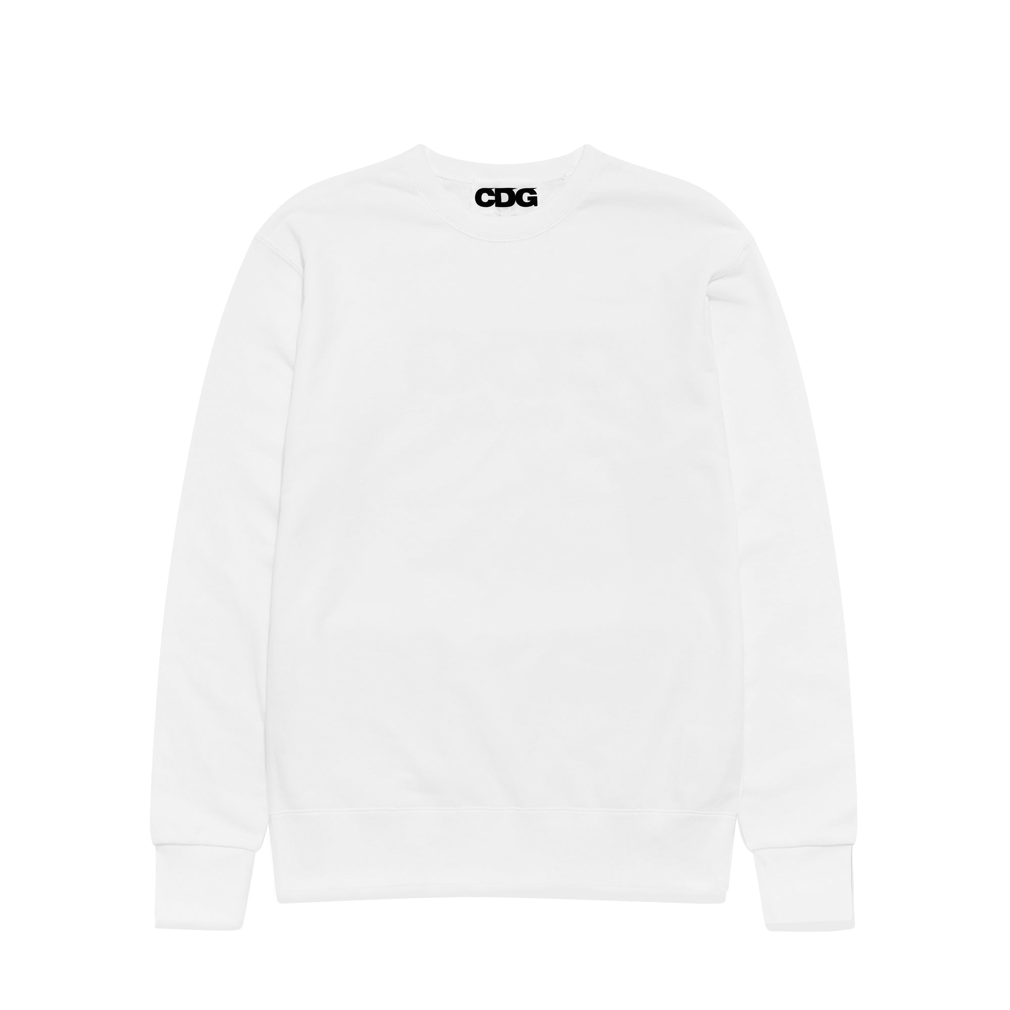 CDG - Logo Crew Neck Sweatshirt - (White) view 2