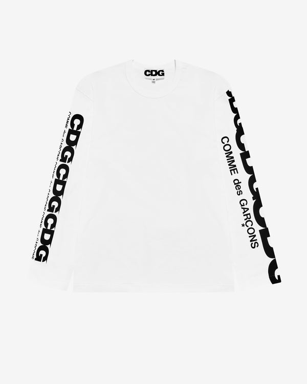 CDG - Women's Long Sleeve T-Shirt - (White)