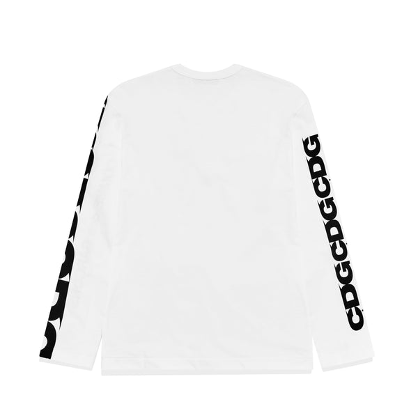 CDG - Long Sleeve T-Shirt - (White)