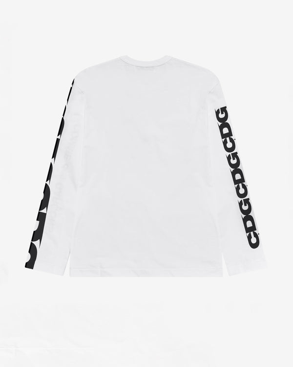 CDG - Long Sleeve T-Shirt - (White)