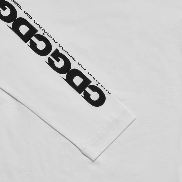 CDG - Long Sleeve T-Shirt - (White)
