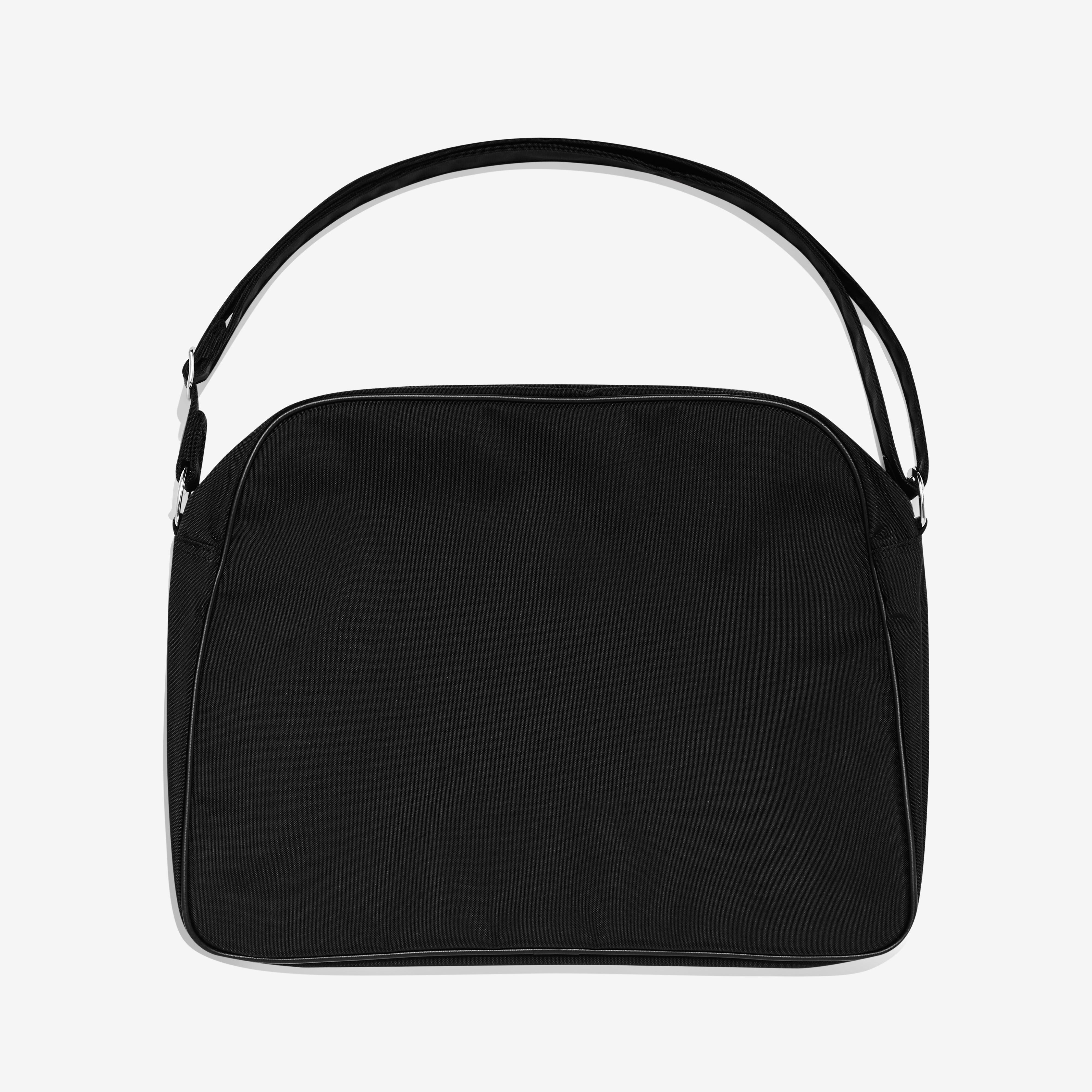 CDG: Logo Shoulder Bag (Black) | DSMNY E-SHOP