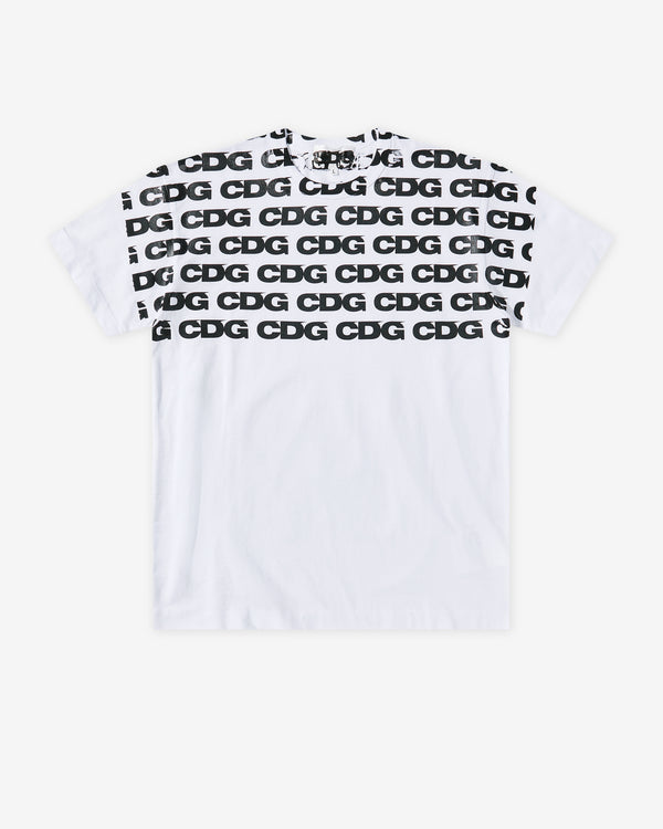 CDG - CDG CDG CDG T-Shirt - (White)
