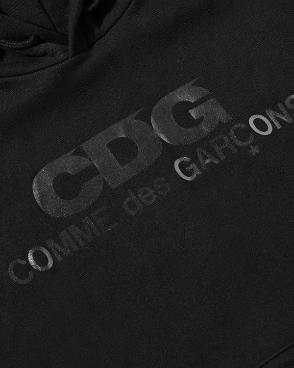 CDG - Monochrome Logo Hoodie - (Black)
