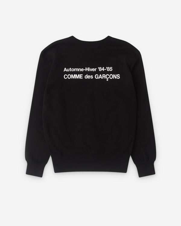 CDG - AW84/85 Comme des Garçons Sweatshirt - (Black)