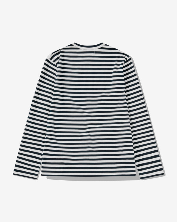 CDG - Striped Long Sleeve T-Shirt - (Navy)